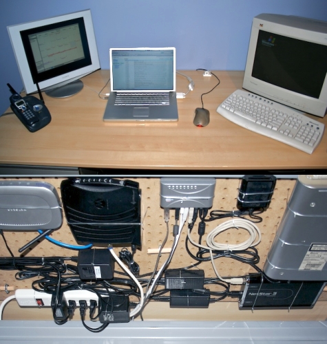 DIY under-desk gadget mount - Lifehacker